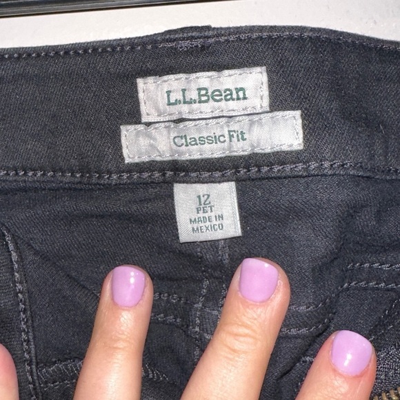 L.L. Bean Black Jeans - Picture 2 of 2